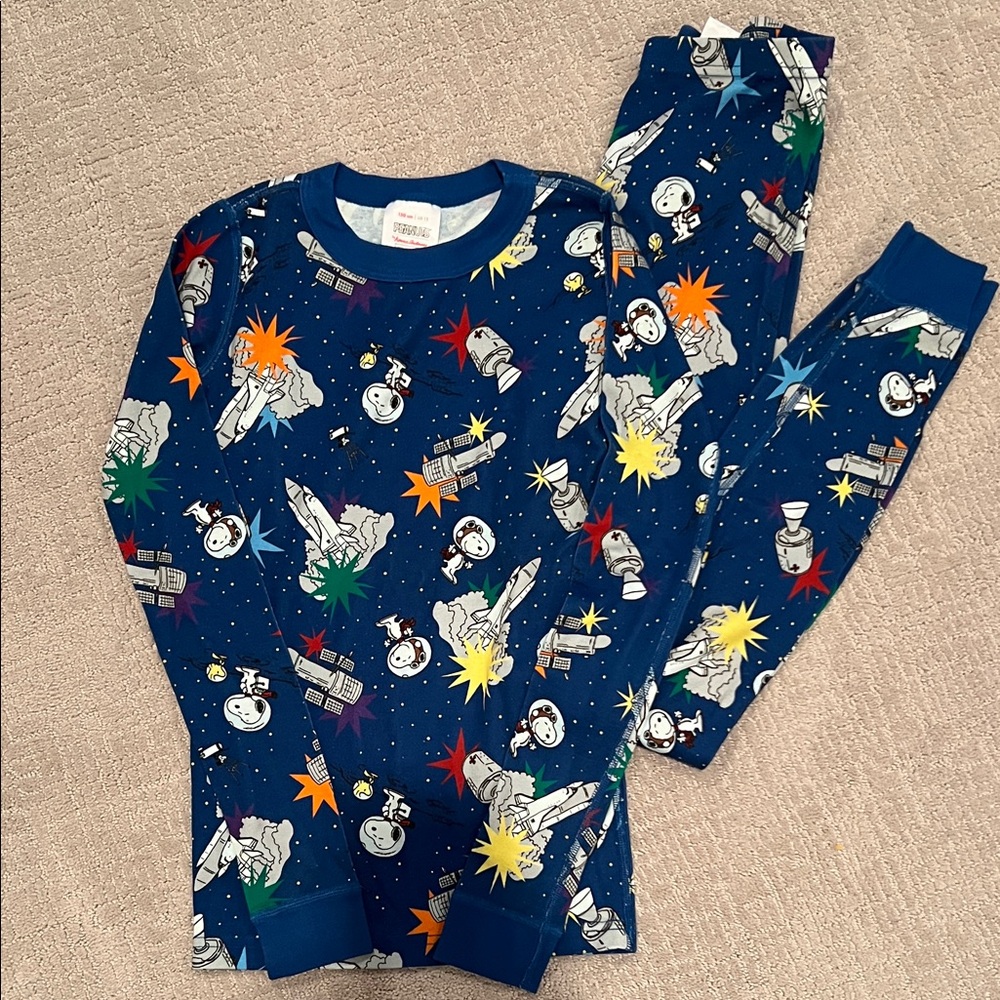 NWOT Hanna Andersson Peanuts Space Snoopy Pajamas